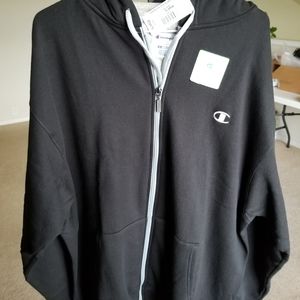Mens Champion Eco Fleece Zip up Jacket